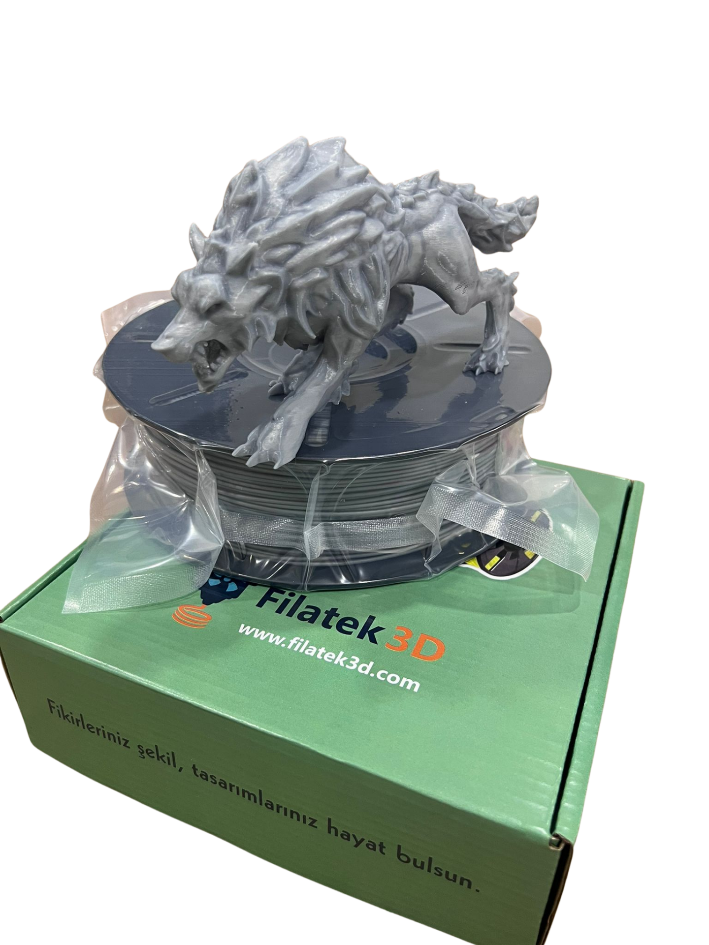 FİLATEK3D Gri PLA+ Filament, 1 Kg, Ams Uyumludur, 1.75 mm