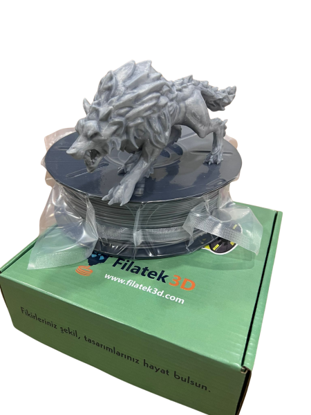 FİLATEK3D Gri PLA+ Filament, 1 Kg, Ams Uyumludur, 1.75 mm