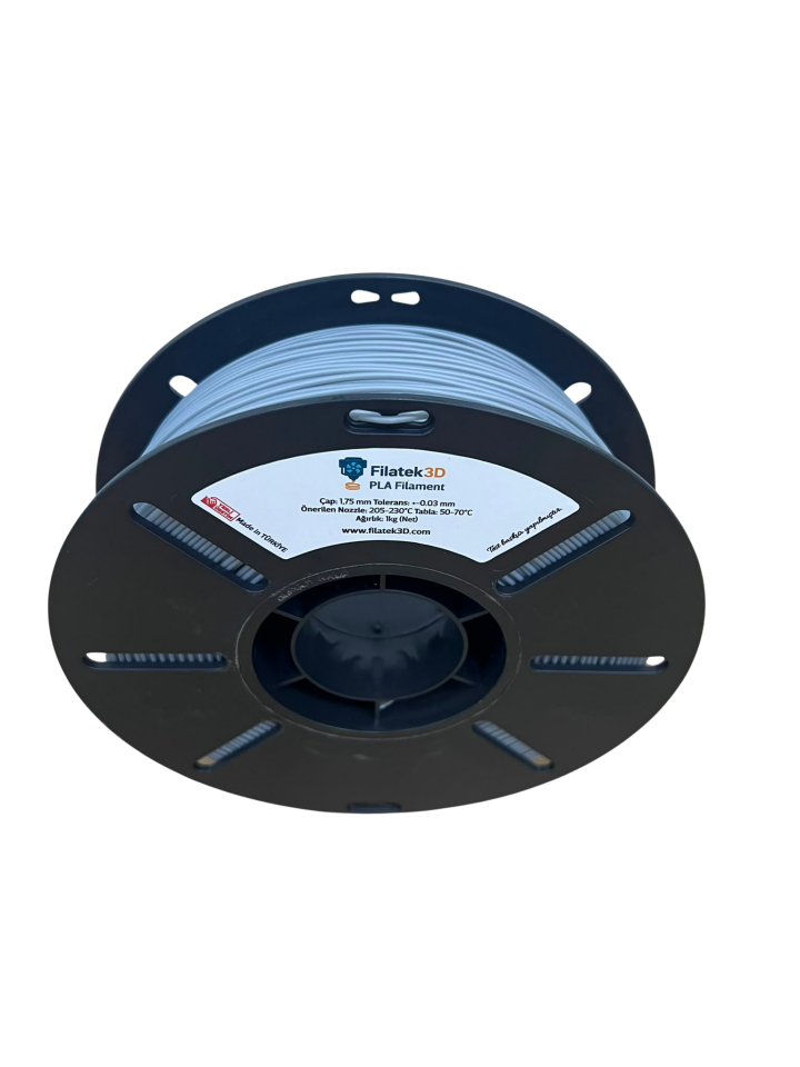 FİLATEK3D Gri PLA+ Filament, 1 Kg, Ams Uyumludur, 1.75 mm
