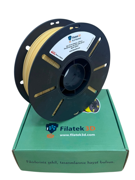 FİLATEK3D Buğday Rengi Pla Filament, 1 Kg, Ams Uyumludur, 1.75 mm