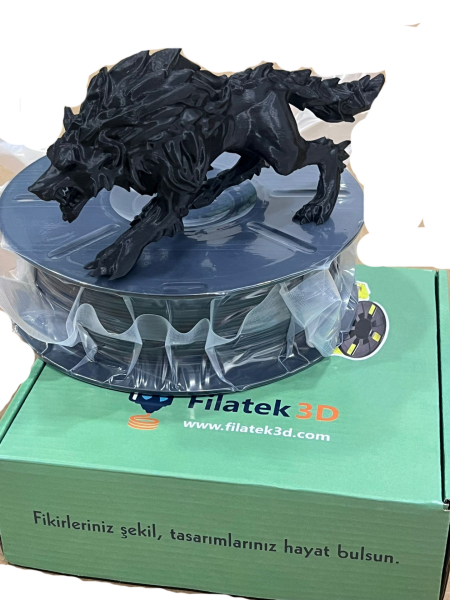 Filatek3D Siyah Tough  Pla+ Filament, 1 Kg, Ams Uyumludur, 1.75 mm