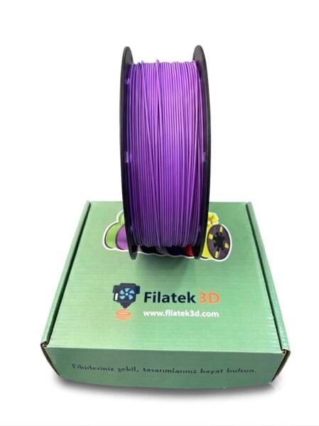 Filatek3D Mor PLA +  Filament, 1 Kg, Ams Uyumlu, 1.75 mm