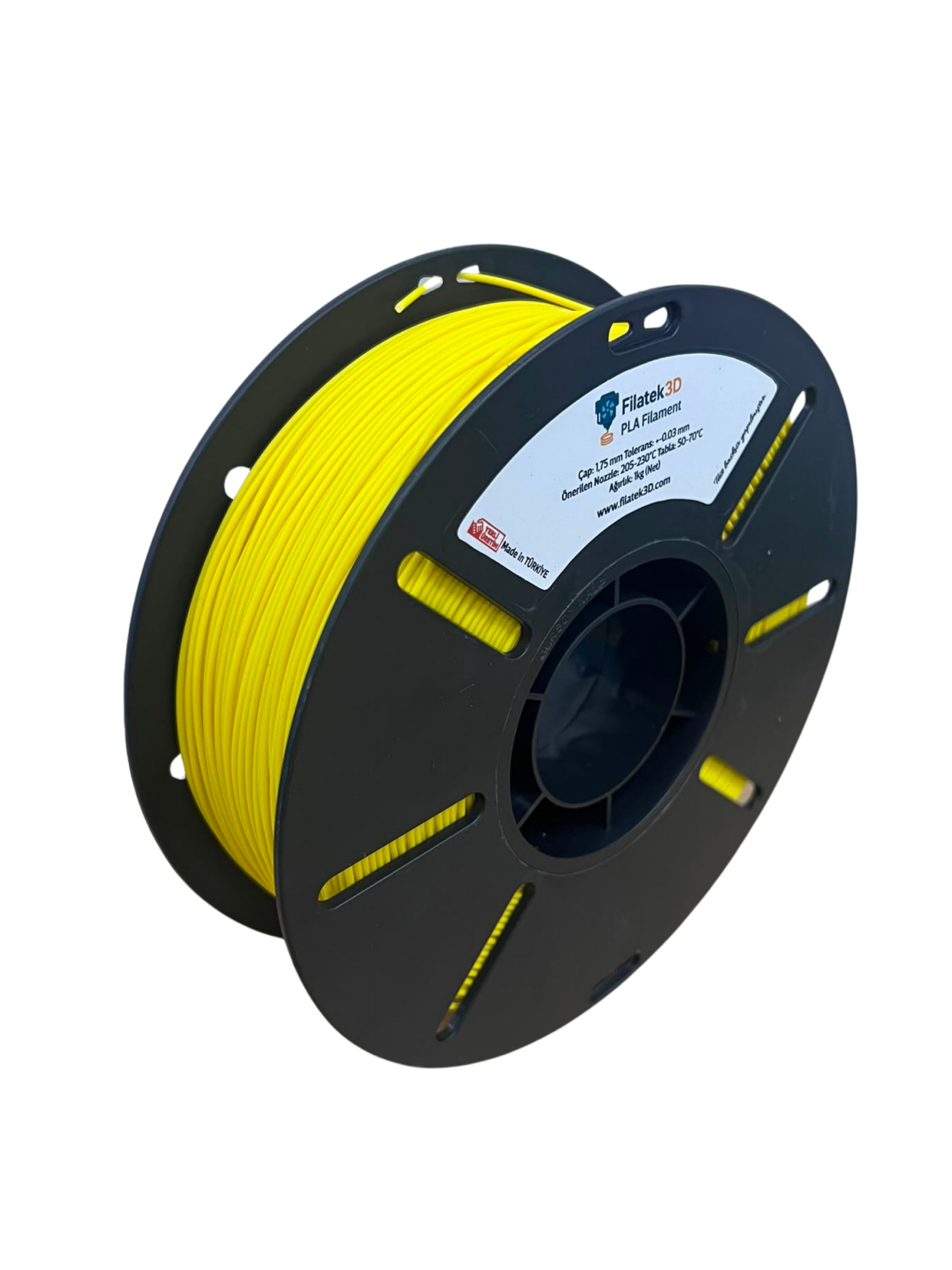Filatek3D Sarı Pla + Filament, 1 Kg, Ams Uyumludur, 1.75 mm