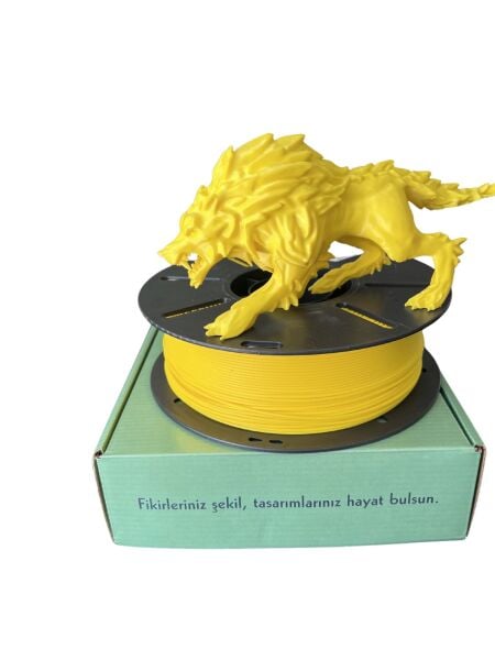 Filatek3D Sarı Pla + Filament, 1 Kg, Ams Uyumludur, 1.75 mm
