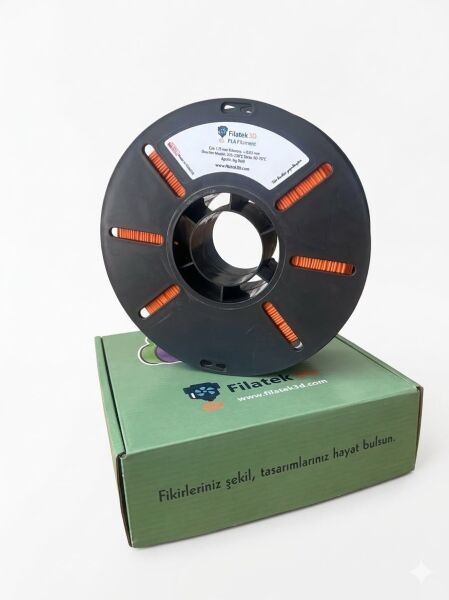 Filatek3D Turuncu Pla + Filament, 1 Kg, Ams Uyumludur, 1.75 mm