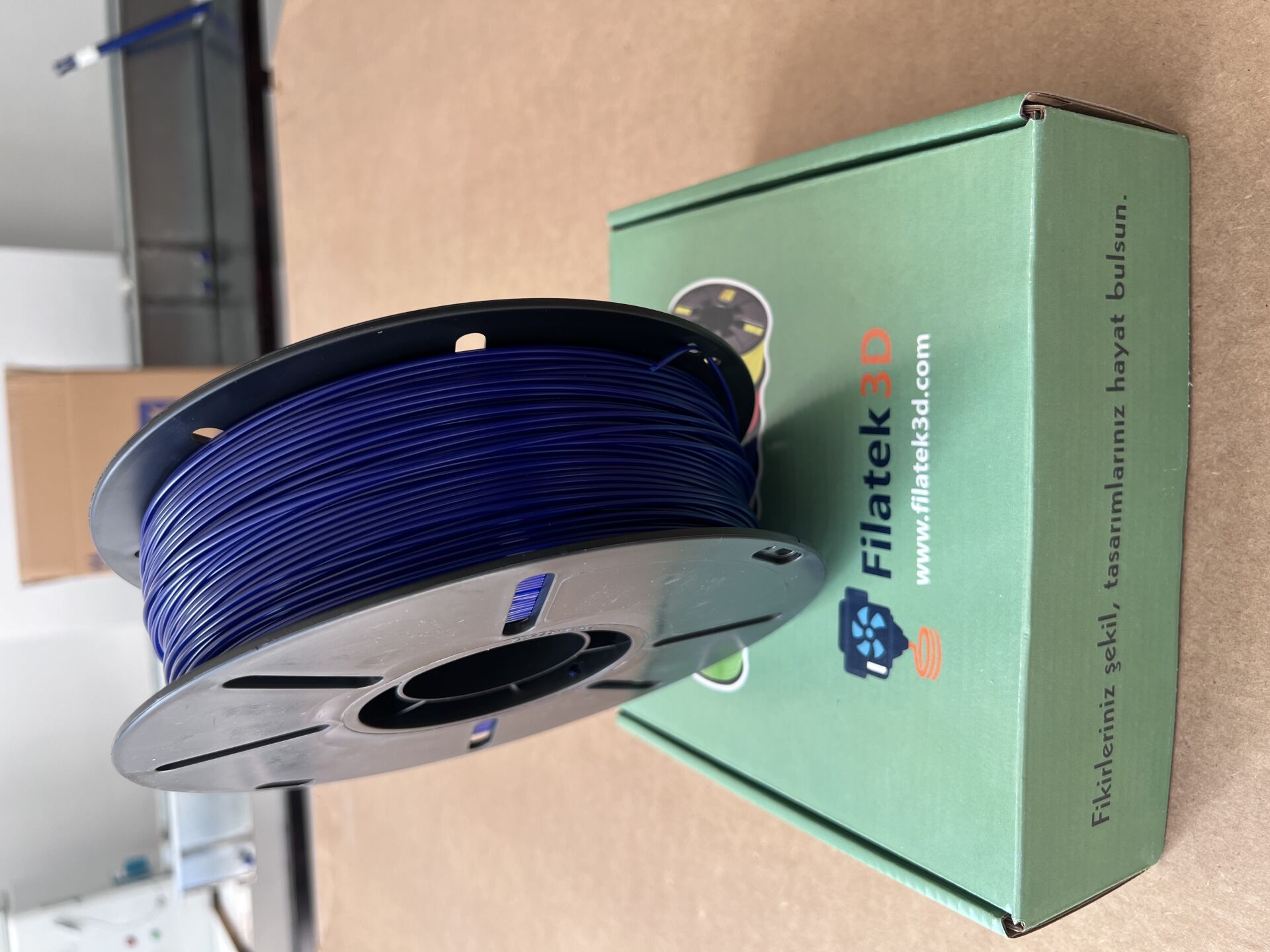 Filatek3D Safir Mavi Hyper Pla Filament, 3D yazıcı Profesyonel Baskı, Ams Uyumlu, 1.75 mm,1 Kg