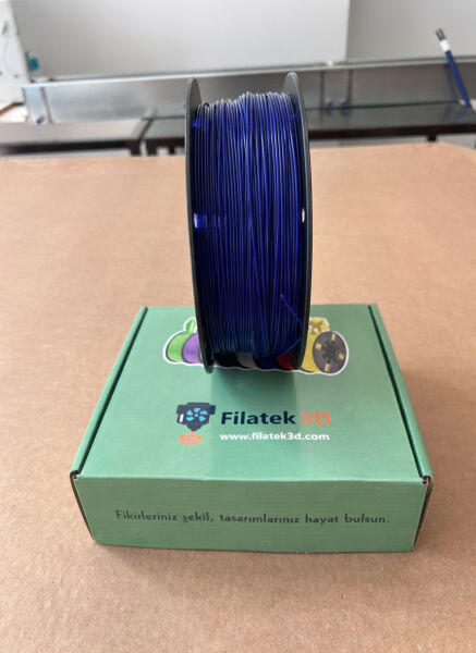 Filatek3D Safir Mavi Hyper Pla Filament, 3D yazıcı Profesyonel Baskı, Ams Uyumlu, 1.75 mm,1 Kg