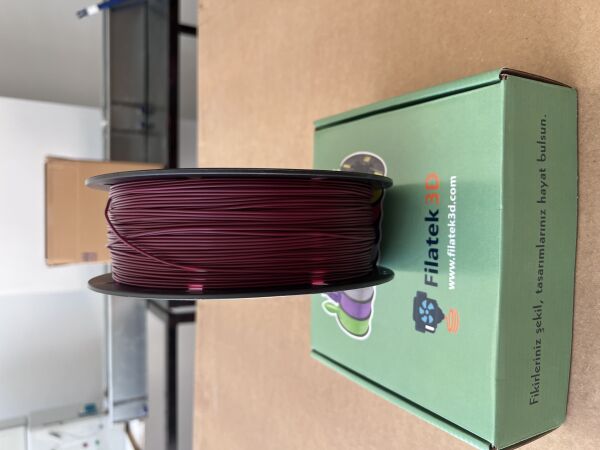 Filatek3D Vişne Çürüğü Pla + Filament, 1 Kg, Profesyonel 3D baskı kalitesi,Ams Uyumludur, 1.75 mm