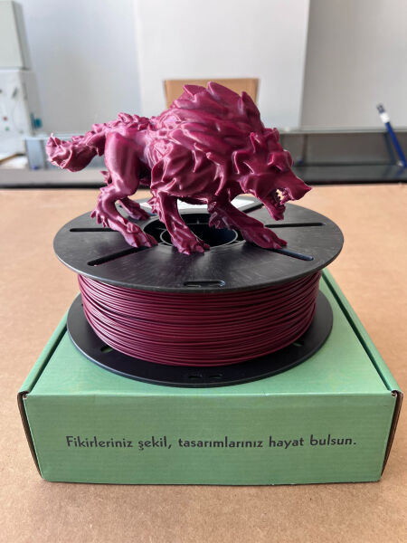 Filatek3D Vişne Çürüğü Pla + Filament, 1 Kg, Profesyonel 3D baskı kalitesi,Ams Uyumludur, 1.75 mm