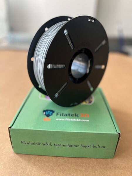 Filatek3D Gri Hyper Pla Filament, 3D yazıcı Profesyonel Baskı, Ams Uyumlu, 1.75 mm,1 Kg