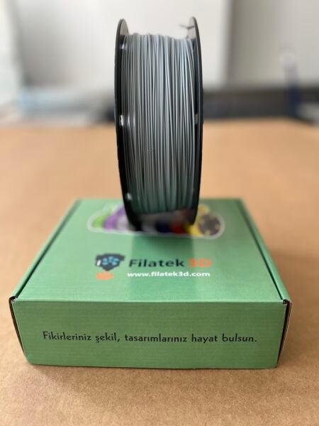 Filatek3D Gri Hyper Pla Filament, 3D yazıcı Profesyonel Baskı, Ams Uyumlu, 1.75 mm,1 Kg