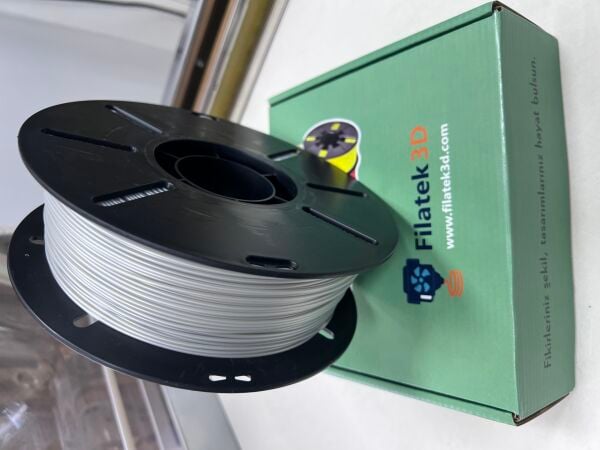 FİLATEK3D Gümüş Gri PLA+ Filament, 1 Kg, Ams Uyumludur, 1.75 mm