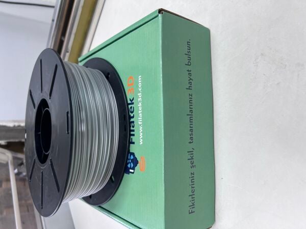FİLATEK3D Gümüş Gri PLA+ Filament, 1 Kg, Ams Uyumludur, 1.75 mm