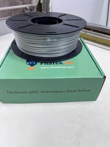 FİLATEK3D Gümüş Gri PLA+ Filament, 1 Kg, Ams Uyumludur, 1.75 mm