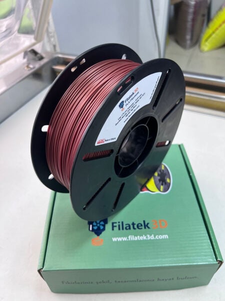 Filatek3D Bronz  Hyper Pla Filament, 3D yazıcı Profesyonel Baskı, Ams Uyumlu, 1.75 mm,1 Kg