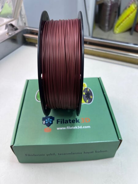 Filatek3D Bronz  Hyper Pla Filament, 3D yazıcı Profesyonel Baskı, Ams Uyumlu, 1.75 mm,1 Kg