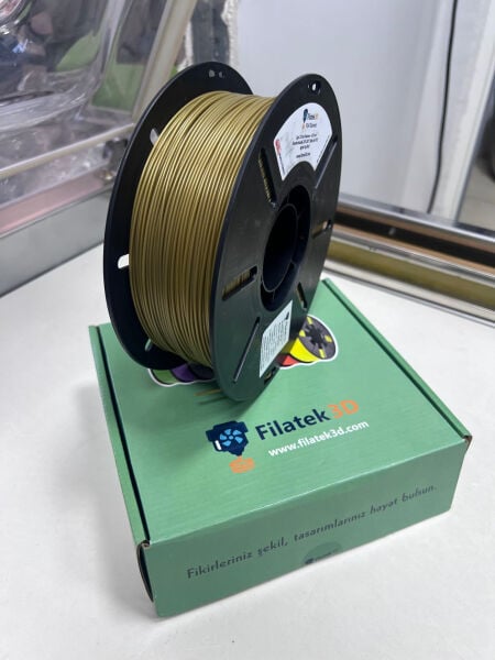 Filatek3D Gold  Hyper Pla Filament, 3D yazıcı Profesyonel Baskı, Ams Uyumlu, 1.75 mm,1 Kg