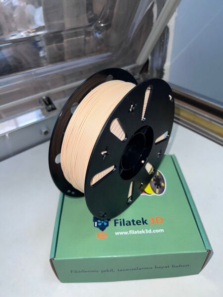 FİLATEK3D Kavun İçi Pla+  Filament, 1 Kg, Ams Uyumludur